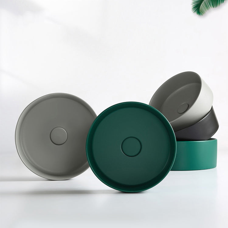 Porcelain Green and Grey Trough Bathroom Sink Modern Trough Bathroom Sink Clearhalo 'Bathroom Remodel & Bathroom Fixtures' 'Bathroom Sinks & Faucet Components' 'Bathroom Sinks' 'bathroom_sink' 'Home Improvement' 'home_improvement' 'home_improvement_bathroom_sink' 6659098