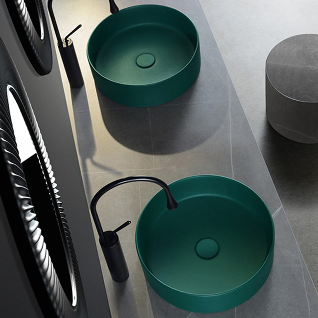 Porcelain Green and Grey Trough Bathroom Sink Modern Trough Bathroom Sink Clearhalo 'Bathroom Remodel & Bathroom Fixtures' 'Bathroom Sinks & Faucet Components' 'Bathroom Sinks' 'bathroom_sink' 'Home Improvement' 'home_improvement' 'home_improvement_bathroom_sink' 6659100