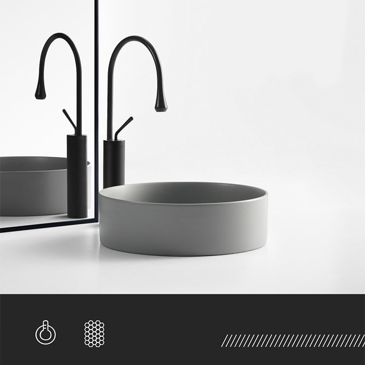 Porcelain Green and Grey Trough Bathroom Sink Modern Trough Bathroom Sink Clearhalo 'Bathroom Remodel & Bathroom Fixtures' 'Bathroom Sinks & Faucet Components' 'Bathroom Sinks' 'bathroom_sink' 'Home Improvement' 'home_improvement' 'home_improvement_bathroom_sink' 6659113