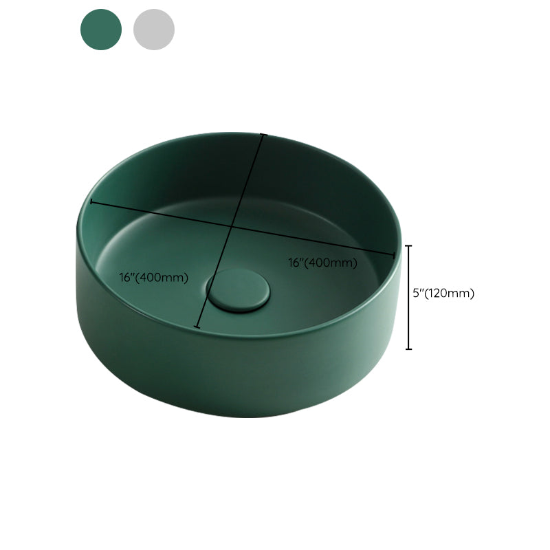 Porcelain Green and Grey Trough Bathroom Sink Modern Trough Bathroom Sink Clearhalo 'Bathroom Remodel & Bathroom Fixtures' 'Bathroom Sinks & Faucet Components' 'Bathroom Sinks' 'bathroom_sink' 'Home Improvement' 'home_improvement' 'home_improvement_bathroom_sink' 6659124