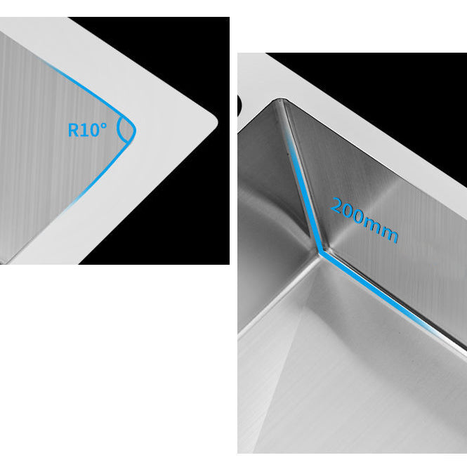 Contemporary Style Kitchen Sink Stainless Steel 2 Holes Kitchen Double Sink Clearhalo 'Home Improvement' 'home_improvement' 'home_improvement_kitchen_sinks' 'Kitchen Remodel & Kitchen Fixtures' 'Kitchen Sinks & Faucet Components' 'Kitchen Sinks' 'kitchen_sinks' 6659217