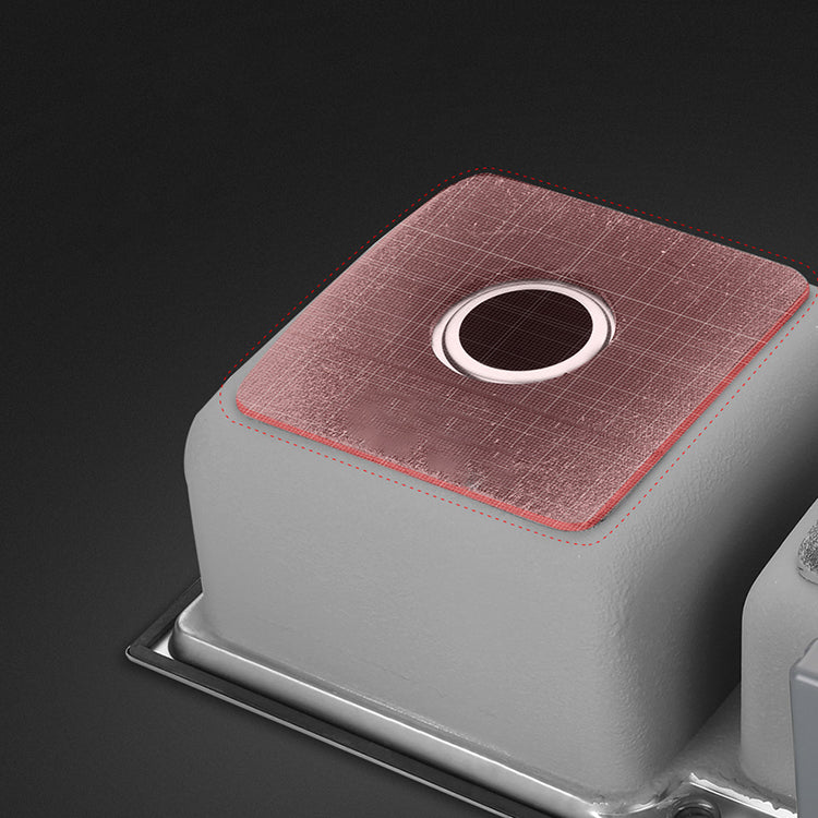 Modern Style Kitchen Sink Stainless Steel Drop-In Kitchen Double Sink Clearhalo 'Home Improvement' 'home_improvement' 'home_improvement_kitchen_sinks' 'Kitchen Remodel & Kitchen Fixtures' 'Kitchen Sinks & Faucet Components' 'Kitchen Sinks' 'kitchen_sinks' 6659283