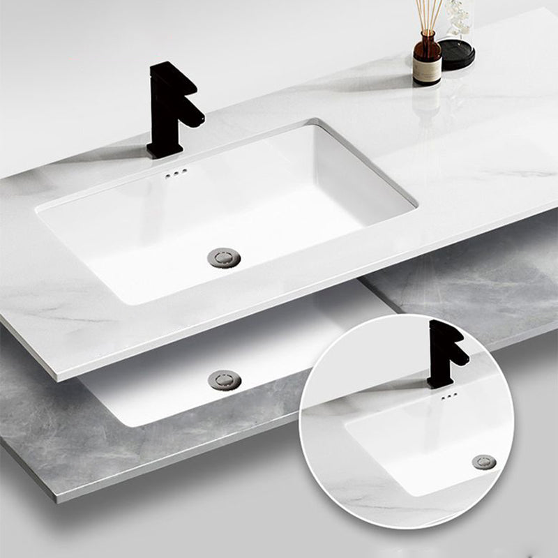 Contemporary Wooden Sink Vanity Storage Shelves Bathroom Sink Vanity Clearhalo 'Bathroom Remodel & Bathroom Fixtures' 'Bathroom Vanities' 'bathroom_vanities' 'Home Improvement' 'home_improvement' 'home_improvement_bathroom_vanities' 6659575