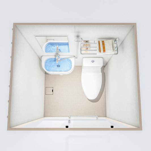 Linear Sliding Shower Enclosure Metal Framed Shower Enclosure in White Clearhalo 'Bathroom Remodel & Bathroom Fixtures' 'Home Improvement' 'home_improvement' 'home_improvement_shower_stalls_enclosures' 'Shower Stalls & Enclosures' 'shower_stalls_enclosures' 'Showers & Bathtubs' 6659775