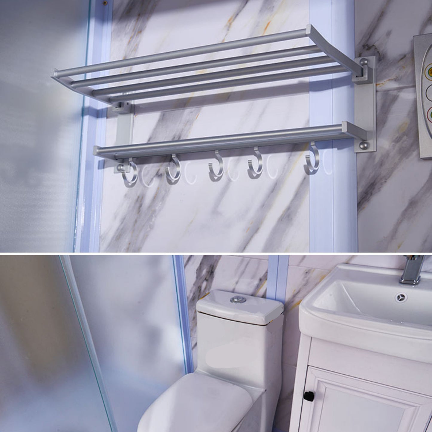 Contemporary Shower Stall Clear Framed Single Sliding Shower Stall with Ceiling Clearhalo 'Bathroom Remodel & Bathroom Fixtures' 'Home Improvement' 'home_improvement' 'home_improvement_shower_stalls_enclosures' 'Shower Stalls & Enclosures' 'shower_stalls_enclosures' 'Showers & Bathtubs' 6659812