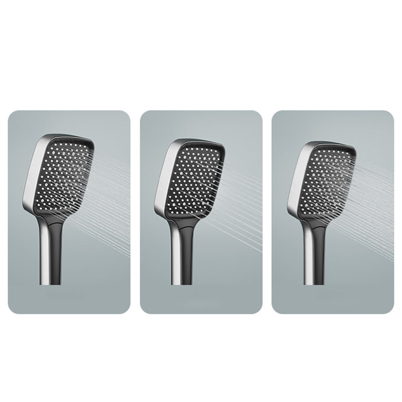 Contemporary Shower Set Handheld Shower Head Wall Mounted Shower System Clearhalo 'Bathroom Remodel & Bathroom Fixtures' 'Home Improvement' 'home_improvement' 'home_improvement_shower_faucets' 'Shower Faucets & Systems' 'shower_faucets' 'Showers & Bathtubs Plumbing' 'Showers & Bathtubs' 6659846