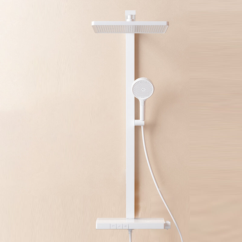 Modern Shower Faucet Brass Thermostatic Adjustable Shower Head Shower System Clearhalo 'Bathroom Remodel & Bathroom Fixtures' 'Home Improvement' 'home_improvement' 'home_improvement_shower_faucets' 'Shower Faucets & Systems' 'shower_faucets' 'Showers & Bathtubs Plumbing' 'Showers & Bathtubs' 6659849