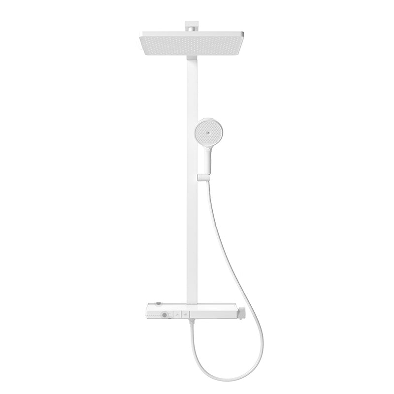 Modern Shower Faucet Brass Thermostatic Adjustable Shower Head Shower System Clearhalo 'Bathroom Remodel & Bathroom Fixtures' 'Home Improvement' 'home_improvement' 'home_improvement_shower_faucets' 'Shower Faucets & Systems' 'shower_faucets' 'Showers & Bathtubs Plumbing' 'Showers & Bathtubs' 6659857