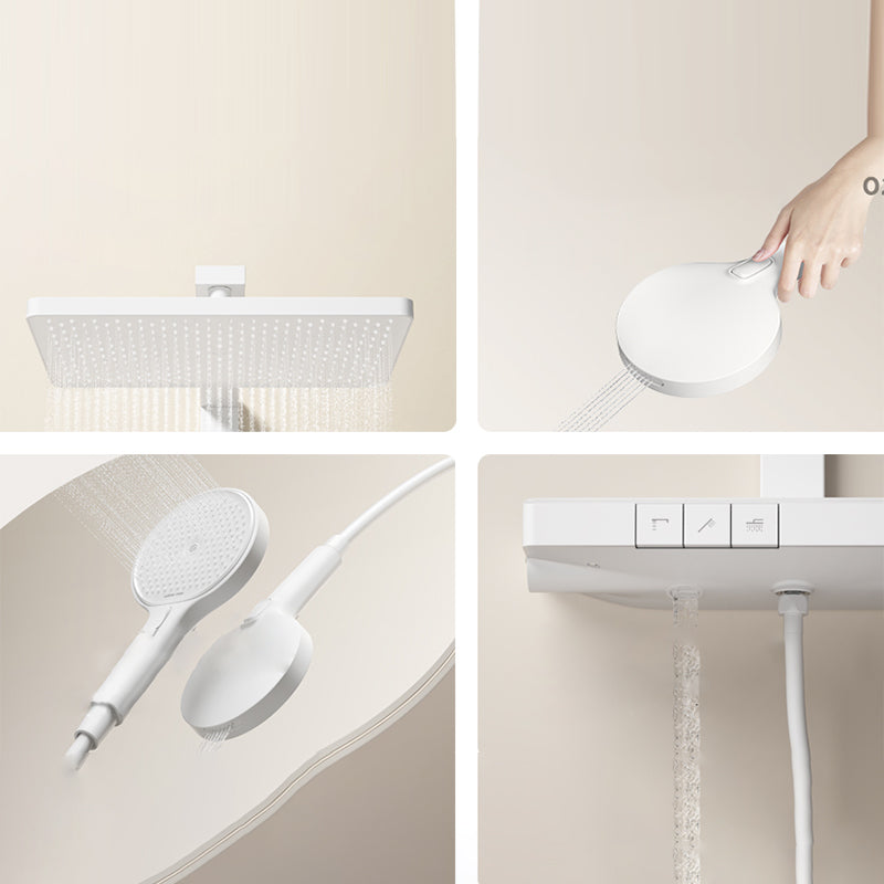 Modern Shower Faucet Brass Thermostatic Adjustable Shower Head Shower System Clearhalo 'Bathroom Remodel & Bathroom Fixtures' 'Home Improvement' 'home_improvement' 'home_improvement_shower_faucets' 'Shower Faucets & Systems' 'shower_faucets' 'Showers & Bathtubs Plumbing' 'Showers & Bathtubs' 6659859