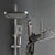 Modern Adjustable Water Flow Square Shower Faucet Shower Hose Shower System on Wall Gun Grey No Faucet Digital Display Not Included Clearhalo 'Bathroom Remodel & Bathroom Fixtures' 'Home Improvement' 'home_improvement' 'home_improvement_shower_faucets' 'Shower Faucets & Systems' 'shower_faucets' 'Showers & Bathtubs Plumbing' 'Showers & Bathtubs' 6659884