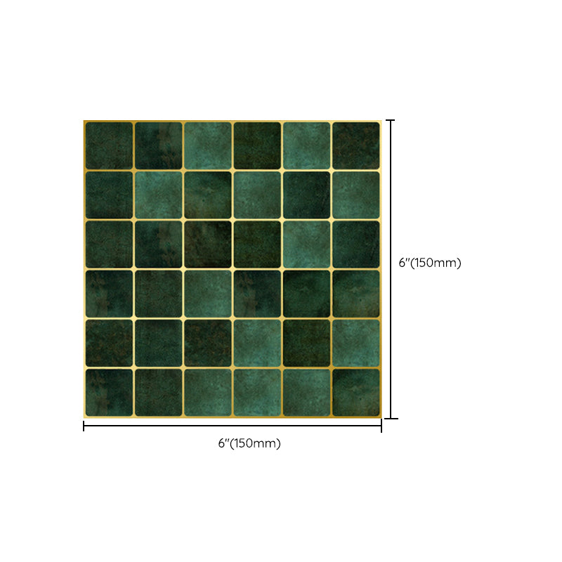 Peel & Stick Mosaic Tile Square Plastic Stain Resistant Tile-Peel & Stick for Shower Clearhalo 'Flooring 'Home Improvement' 'home_improvement' 'home_improvement_peel_stick_blacksplash' 'Peel & Stick Backsplash Tile' 'peel_stick_blacksplash' 'Walls & Ceilings' Walls and Ceiling' 6660043