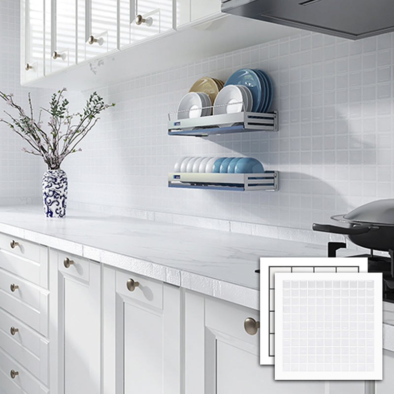 Peel and Stick Subway Tile Waterproof Plastic Rectangle Peel & Stick Tile for Kitchen Clearhalo 'Flooring 'Home Improvement' 'home_improvement' 'home_improvement_peel_stick_blacksplash' 'Peel & Stick Backsplash Tile' 'peel_stick_blacksplash' 'Walls & Ceilings' Walls and Ceiling' 6660050