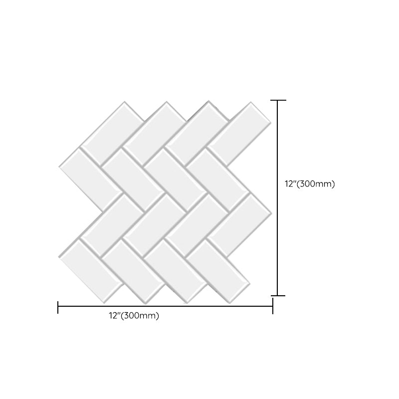 Peel and Stick Subway Tile Waterproof Plastic Rectangle Peel & Stick Tile for Kitchen Clearhalo 'Flooring 'Home Improvement' 'home_improvement' 'home_improvement_peel_stick_blacksplash' 'Peel & Stick Backsplash Tile' 'peel_stick_blacksplash' 'Walls & Ceilings' Walls and Ceiling' 6660063