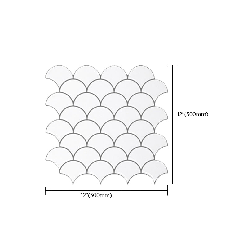 Peel and Stick Subway Tile Waterproof Plastic Rectangle Peel & Stick Tile for Kitchen Clearhalo 'Flooring 'Home Improvement' 'home_improvement' 'home_improvement_peel_stick_blacksplash' 'Peel & Stick Backsplash Tile' 'peel_stick_blacksplash' 'Walls & Ceilings' Walls and Ceiling' 6660066