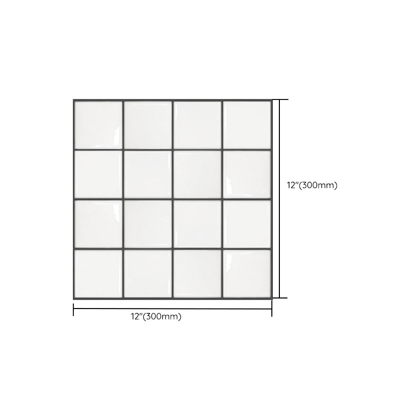 Peel and Stick Subway Tile Waterproof Plastic Rectangle Peel & Stick Tile for Kitchen Clearhalo 'Flooring 'Home Improvement' 'home_improvement' 'home_improvement_peel_stick_blacksplash' 'Peel & Stick Backsplash Tile' 'peel_stick_blacksplash' 'Walls & Ceilings' Walls and Ceiling' 6660069