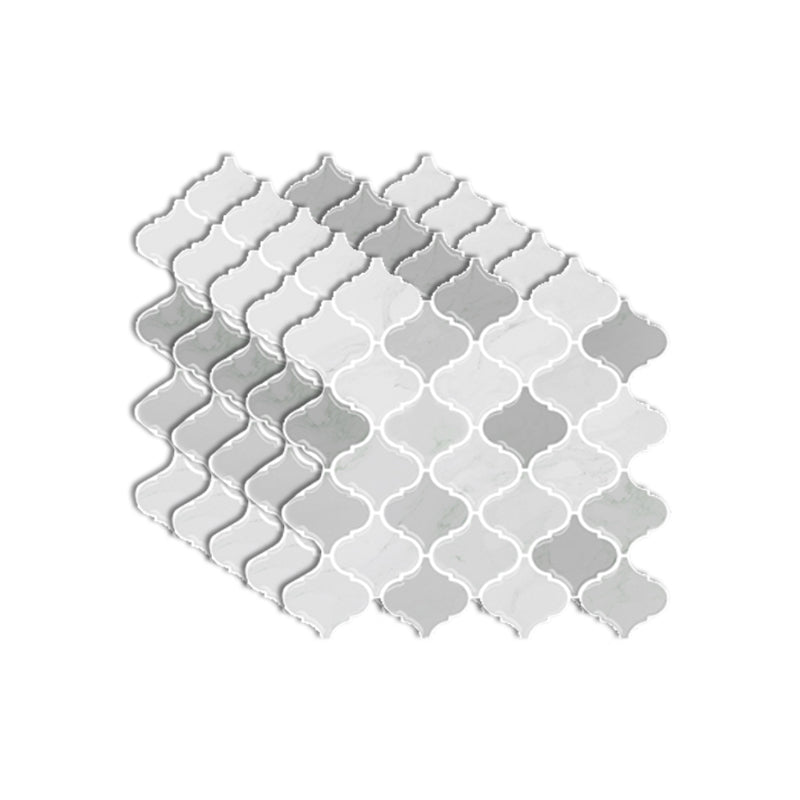 Peel & Stick Subway Tile Plastic Stain Resistant Peel & Stick Subway Tile 5-Pack Light Gray Clearhalo 'Flooring 'Home Improvement' 'home_improvement' 'home_improvement_peel_stick_blacksplash' 'Peel & Stick Backsplash Tile' 'peel_stick_blacksplash' 'Walls & Ceilings' Walls and Ceiling' 6660098
