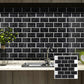 Peel & Stick Subway Tile Plastic Stain Resistant Peel & Stick Subway Tile 5-Pack Black-White 50-Piece Set Clearhalo 'Flooring 'Home Improvement' 'home_improvement' 'home_improvement_peel_stick_blacksplash' 'Peel & Stick Backsplash Tile' 'peel_stick_blacksplash' 'Walls & Ceilings' Walls and Ceiling' 6660101