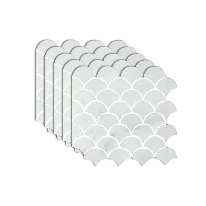 Peel & Stick Subway Tile Plastic Stain Resistant Peel & Stick Subway Tile 5-Pack Ivory Clearhalo 'Flooring 'Home Improvement' 'home_improvement' 'home_improvement_peel_stick_blacksplash' 'Peel & Stick Backsplash Tile' 'peel_stick_blacksplash' 'Walls & Ceilings' Walls and Ceiling' 6660103