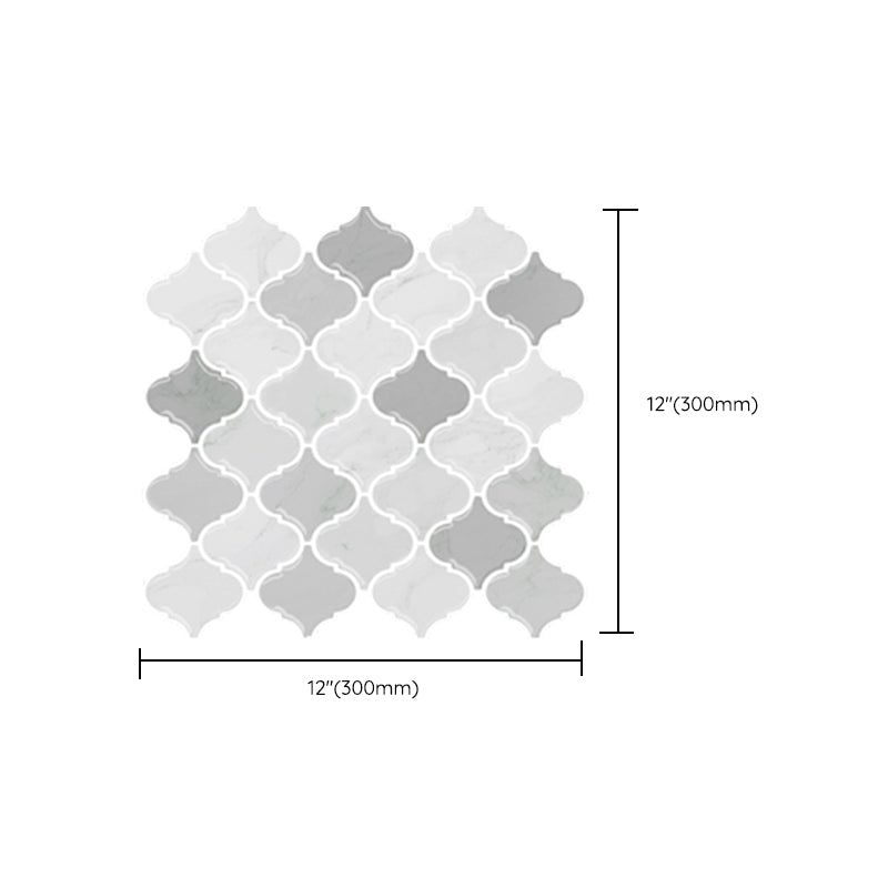 Peel & Stick Subway Tile Plastic Stain Resistant Peel & Stick Subway Tile 5-Pack Clearhalo 'Flooring 'Home Improvement' 'home_improvement' 'home_improvement_peel_stick_blacksplash' 'Peel & Stick Backsplash Tile' 'peel_stick_blacksplash' 'Walls & Ceilings' Walls and Ceiling' 6660117