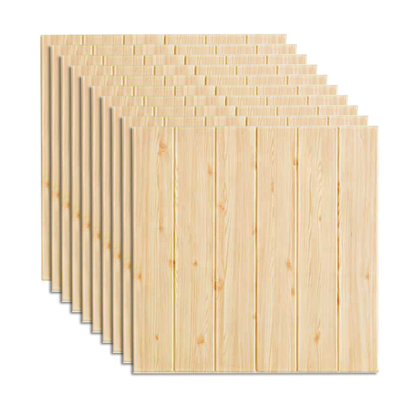 Living Room Wall Paneling Peel and Stick 3D Embossed Wall Paneling Natural Clearhalo 'Flooring 'Home Improvement' 'home_improvement' 'home_improvement_wall_paneling' 'Wall Paneling' 'wall_paneling' 'Walls & Ceilings' Walls and Ceiling' 6660193