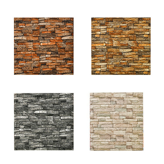 Farmhouse Wall Plank 3D Brick Living Room Wall Panels Set of 2 Clearhalo 'Flooring 'Home Improvement' 'home_improvement' 'home_improvement_wall_paneling' 'Wall Paneling' 'wall_paneling' 'Walls & Ceilings' Walls and Ceiling' 6660221