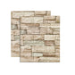 Farmhouse Wall Plank 3D Brick Living Room Wall Panels Set of 2 White 15.2"L x 13.8"W x 0.1"H Clearhalo 'Flooring 'Home Improvement' 'home_improvement' 'home_improvement_wall_paneling' 'Wall Paneling' 'wall_paneling' 'Walls & Ceilings' Walls and Ceiling' 6660230