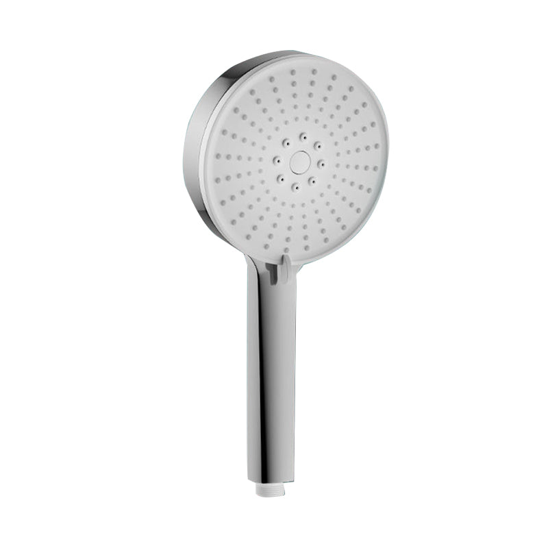 Modern Handheld Shower Head Adjustable Water Flow 5 Setting Wall-Mount Showerhead Silver Clearhalo 'Bathroom Remodel & Bathroom Fixtures' 'Home Improvement' 'home_improvement' 'home_improvement_shower_heads' 'Shower Heads' 'shower_heads' 'Showers & Bathtubs Plumbing' 'Showers & Bathtubs' 6660736