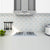 Waterproof Mosaic Tile Smooth Peel and Stick Backsplash Tile for Kitchen Backsplash Blue-White Clearhalo 'Flooring 'Home Improvement' 'home_improvement' 'home_improvement_peel_stick_blacksplash' 'Peel & Stick Backsplash Tile' 'peel_stick_blacksplash' 'Walls & Ceilings' Walls and Ceiling' 6662646