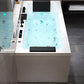 Modern Style Alcove Bath Tub Acrylic Rectangular Bathroom Bathtub with Faucet 67"L x 30"W x 22"H Massage & Thermostat & Aerator & Chromatherapy Clearhalo 'Bathroom Remodel & Bathroom Fixtures' 'Bathtubs' 'Home Improvement' 'home_improvement' 'home_improvement_bathtubs' 'Showers & Bathtubs' 6662667