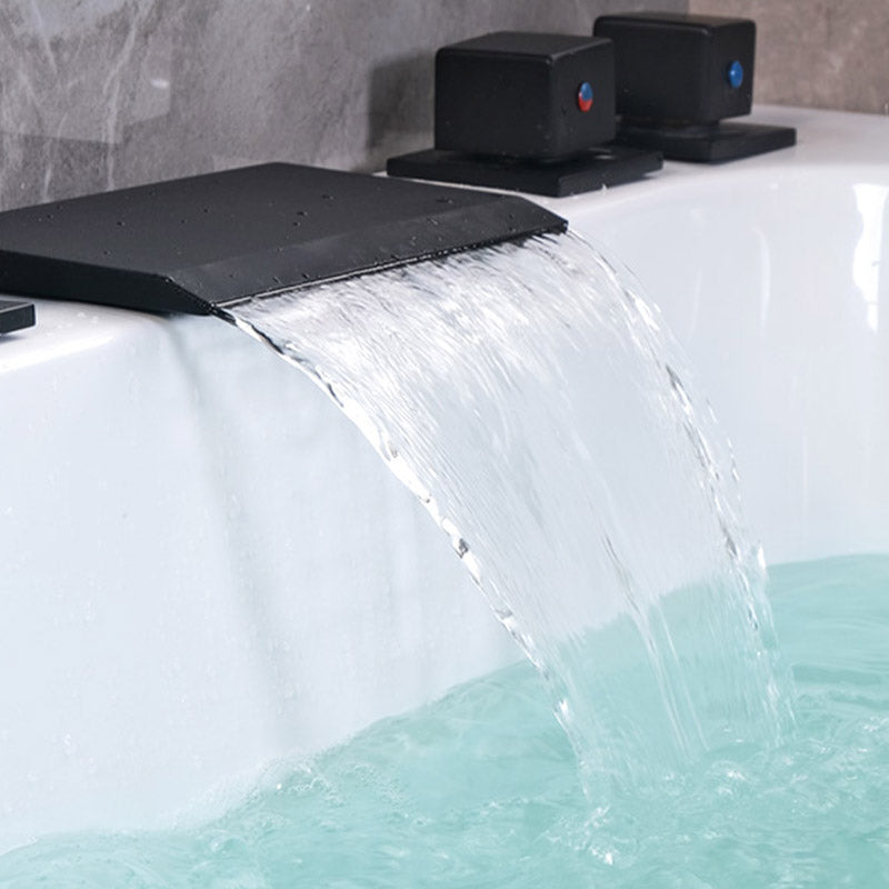 Modern Style Alcove Bath Tub Acrylic Rectangular Bathroom Bathtub with Faucet Clearhalo 'Bathroom Remodel & Bathroom Fixtures' 'Bathtubs' 'Home Improvement' 'home_improvement' 'home_improvement_bathtubs' 'Showers & Bathtubs' 6662675