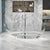 Modern Ellipse Bathtub Freestand Soaking Bathtub with Drain Bath Tub Clear Clearhalo 'Bathroom Remodel & Bathroom Fixtures' 'Bathtubs' 'Home Improvement' 'home_improvement' 'home_improvement_bathtubs' 'Showers & Bathtubs' 6662769