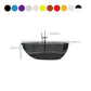 Modern Ellipse Bathtub Freestand Soaking Bathtub with Drain Bath Tub Clearhalo 'Bathroom Remodel & Bathroom Fixtures' 'Bathtubs' 'Home Improvement' 'home_improvement' 'home_improvement_bathtubs' 'Showers & Bathtubs' 6662782