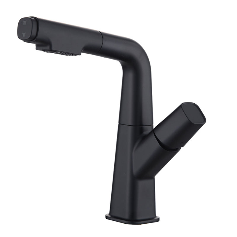 Vessel Sink Faucet Modern Style Swivel Spout Faucet for Bathroom Clearhalo 'Bathroom Remodel & Bathroom Fixtures' 'Bathroom Sink Faucets' 'Bathroom Sinks & Faucet Components' 'bathroom_sink_faucets' 'Home Improvement' 'home_improvement' 'home_improvement_bathroom_sink_faucets' 6667052