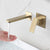 Modern Wall Mounted Bathroom Faucet Copper Low Arc Vessel Faucet for Bathroom Gold Clearhalo 'Bathroom Remodel & Bathroom Fixtures' 'Bathroom Sink Faucets' 'Bathroom Sinks & Faucet Components' 'bathroom_sink_faucets' 'Home Improvement' 'home_improvement' 'home_improvement_bathroom_sink_faucets' 6667091