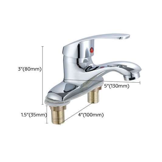 Modern Kitchen Bar Faucet Brass Lever Handles Low Profile Spray Kitchen Faucet Clearhalo 'Home Improvement' 'home_improvement' 'home_improvement_kitchen_faucets' 'Kitchen Faucets' 'Kitchen Remodel & Kitchen Fixtures' 'Kitchen Sinks & Faucet Components' 'kitchen_faucets' 6667231