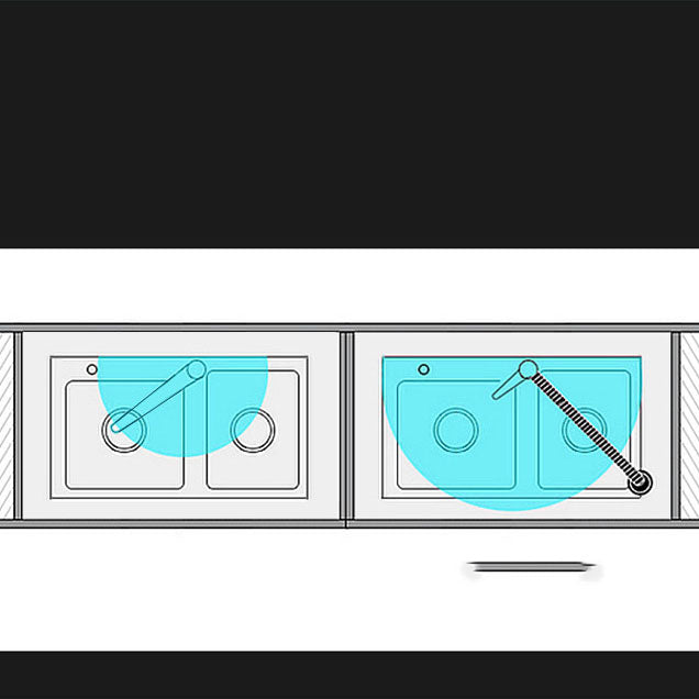 Contemporary Faucet Stainless Steel Single Handle High Arc Faucet for Kitchen Clearhalo 'Home Improvement' 'home_improvement' 'home_improvement_kitchen_faucets' 'Kitchen Faucets' 'Kitchen Remodel & Kitchen Fixtures' 'Kitchen Sinks & Faucet Components' 'kitchen_faucets' 6667256