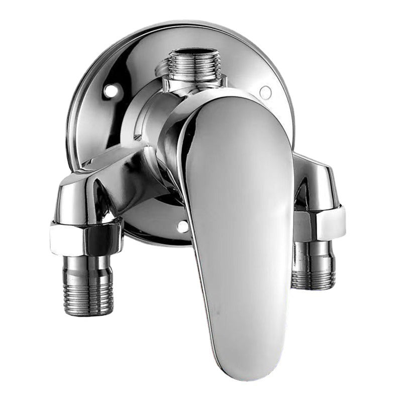 Shower Trim Massage Jet Level Handle Wall Mounted Shower Trim Clearhalo 'Bathroom Remodel & Bathroom Fixtures' 'Home Improvement' 'home_improvement' 'home_improvement_shower_faucets' 'Shower Faucets & Systems' 'shower_faucets' 'Showers & Bathtubs Plumbing' 'Showers & Bathtubs' 6667790