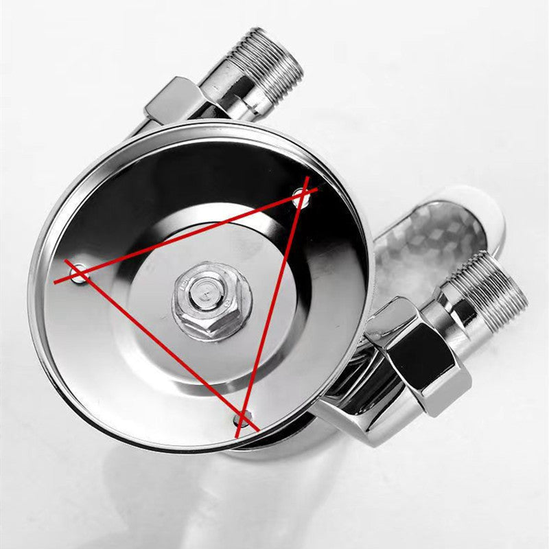 Shower Trim Massage Jet Level Handle Wall Mounted Shower Trim Clearhalo 'Bathroom Remodel & Bathroom Fixtures' 'Home Improvement' 'home_improvement' 'home_improvement_shower_faucets' 'Shower Faucets & Systems' 'shower_faucets' 'Showers & Bathtubs Plumbing' 'Showers & Bathtubs' 6667797