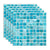 Peel and Stick Mosaic Tile Waterproof Square Peel and Stick Tile for Kitchen 20-Pack Sky Blue Clearhalo 'Flooring 'Home Improvement' 'home_improvement' 'home_improvement_peel_stick_blacksplash' 'Peel & Stick Backsplash Tile' 'peel_stick_blacksplash' 'Walls & Ceilings' Walls and Ceiling' 6667891