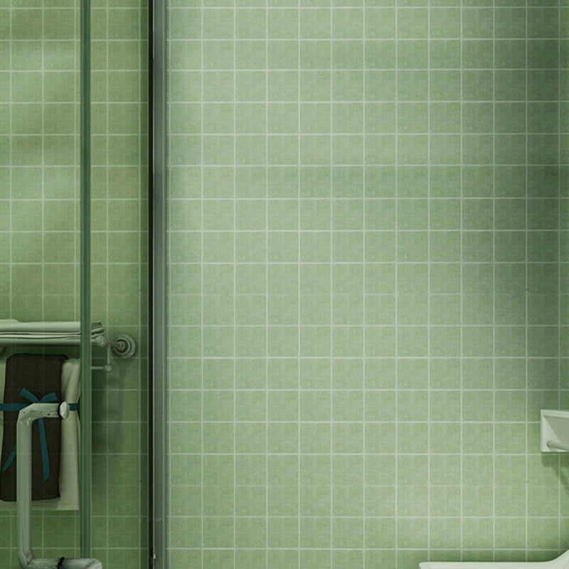 Contemporary Backsplash Wallpaper Peel and Stick Backsplash Tile for Kitchen Green Clearhalo 'Flooring 'Home Improvement' 'home_improvement' 'home_improvement_peel_stick_blacksplash' 'Peel & Stick Backsplash Tile' 'peel_stick_blacksplash' 'Walls & Ceilings' Walls and Ceiling' 6667917