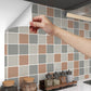 Modern Mosaic Tile Smooth Peel & Stick Backsplash Wallpaper for Kitchen Clearhalo 'Flooring 'Home Improvement' 'home_improvement' 'home_improvement_peel_stick_blacksplash' 'Peel & Stick Backsplash Tile' 'peel_stick_blacksplash' 'Walls & Ceilings' Walls and Ceiling' 6667929