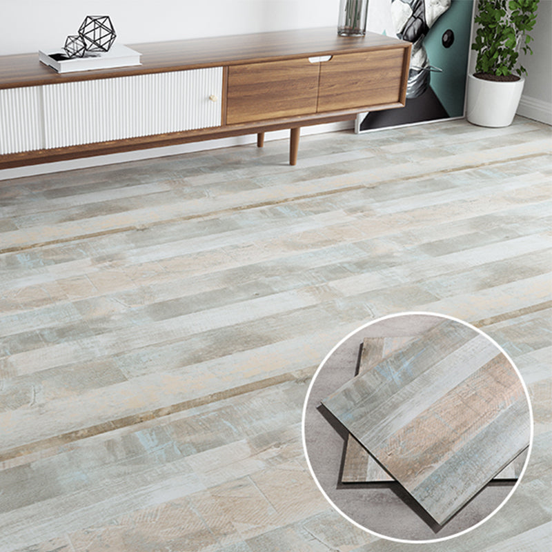 Modern Vinyl Flooring Wood Look Peel and Stick Hand Scraped PVC Flooring Pewter Clearhalo 'Flooring 'Home Improvement' 'home_improvement' 'home_improvement_vinyl_flooring' 'Vinyl Flooring' 'vinyl_flooring' Walls and Ceiling' 6667980