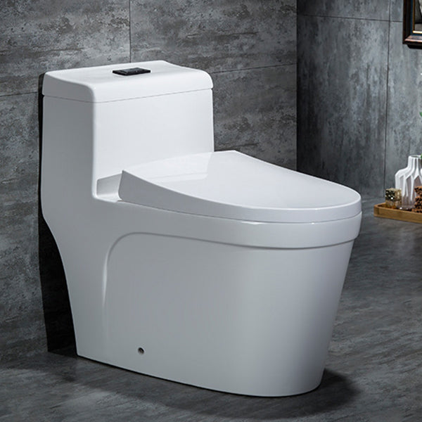 Traditional 1-Piece Toilet Floor Mounted White Urine Toilet for Bathroom 15.4"L x 28.3"W x 25.8"H Clearhalo 'Bathroom Remodel & Bathroom Fixtures' 'Home Improvement' 'home_improvement' 'home_improvement_toilets' 'Toilets & Bidets' 'Toilets' 6668789