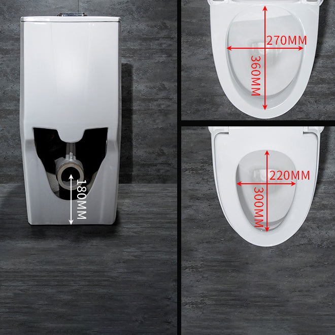 Traditional 1-Piece Toilet Floor Mounted White Urine Toilet for Bathroom Clearhalo 'Bathroom Remodel & Bathroom Fixtures' 'Home Improvement' 'home_improvement' 'home_improvement_toilets' 'Toilets & Bidets' 'Toilets' 6668795