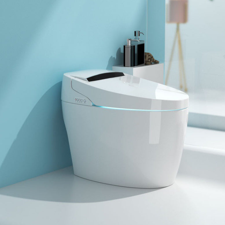 Contemporary One-Piece Toilet Bowl Floor Mounted Urine Toilet for Washroom Foot Flush 12" Clearhalo 'Bathroom Remodel & Bathroom Fixtures' 'Home Improvement' 'home_improvement' 'home_improvement_toilets' 'Toilets & Bidets' 'Toilets' 6668824