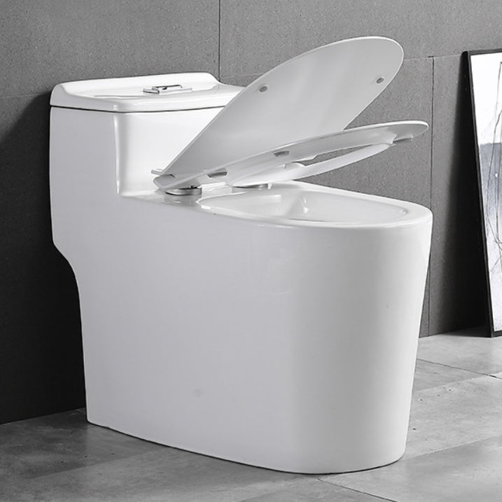 Traditional 1-Piece Toilet Bowl White Urine Toilet with Seat for Bathroom 16" Clearhalo 'Bathroom Remodel & Bathroom Fixtures' 'Home Improvement' 'home_improvement' 'home_improvement_toilets' 'Toilets & Bidets' 'Toilets' 6668856