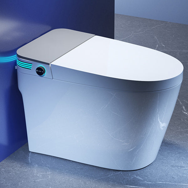 Contemporary One Piece Toilet Concealed Tank Toilet Bowl with Seat for Washroom Off Seat Flushing (Standard Configuration Version) 16" Clearhalo 'Bathroom Remodel & Bathroom Fixtures' 'Home Improvement' 'home_improvement' 'home_improvement_toilets' 'Toilets & Bidets' 'Toilets' 6668886
