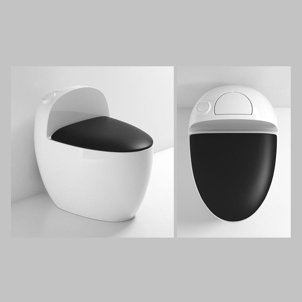 Modern Siphon Jet One Piece Toilet Bowl Heated Seat Urine Toilet with Toilet Seat Clearhalo 'Bathroom Remodel & Bathroom Fixtures' 'Home Improvement' 'home_improvement' 'home_improvement_toilets' 'Toilets & Bidets' 'Toilets' 6668907