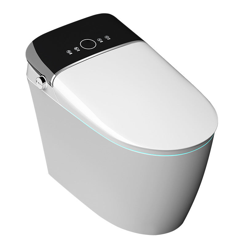 Contemporary All-In-One Toilet Floor Mounted Urine Toilet for Washroom Manual Flip Clearhalo 'Bathroom Remodel & Bathroom Fixtures' 'Home Improvement' 'home_improvement' 'home_improvement_toilets' 'Toilets & Bidets' 'Toilets' 6668919