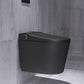 Contemporary White/black/ Gray Electronic Toilet Elongated Wall Hung Toilet Set Clearhalo 'Bathroom Remodel & Bathroom Fixtures' 'Bidets' 'Home Improvement' 'home_improvement' 'home_improvement_bidets' 'Toilets & Bidets' 6670091